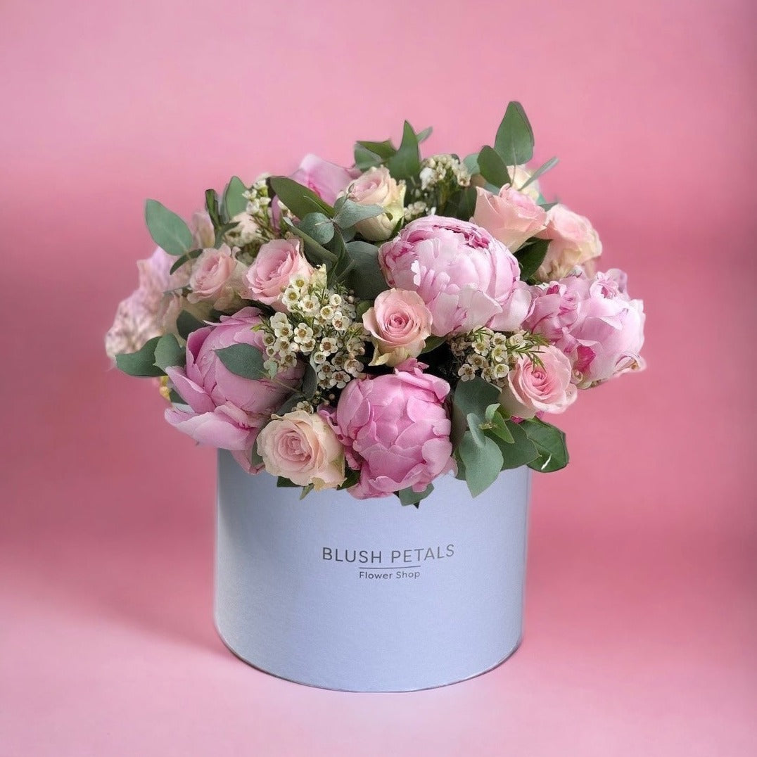 Pink Flower Box Bouquet
