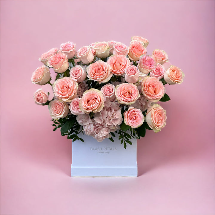 Ultimate Pink box bouquet