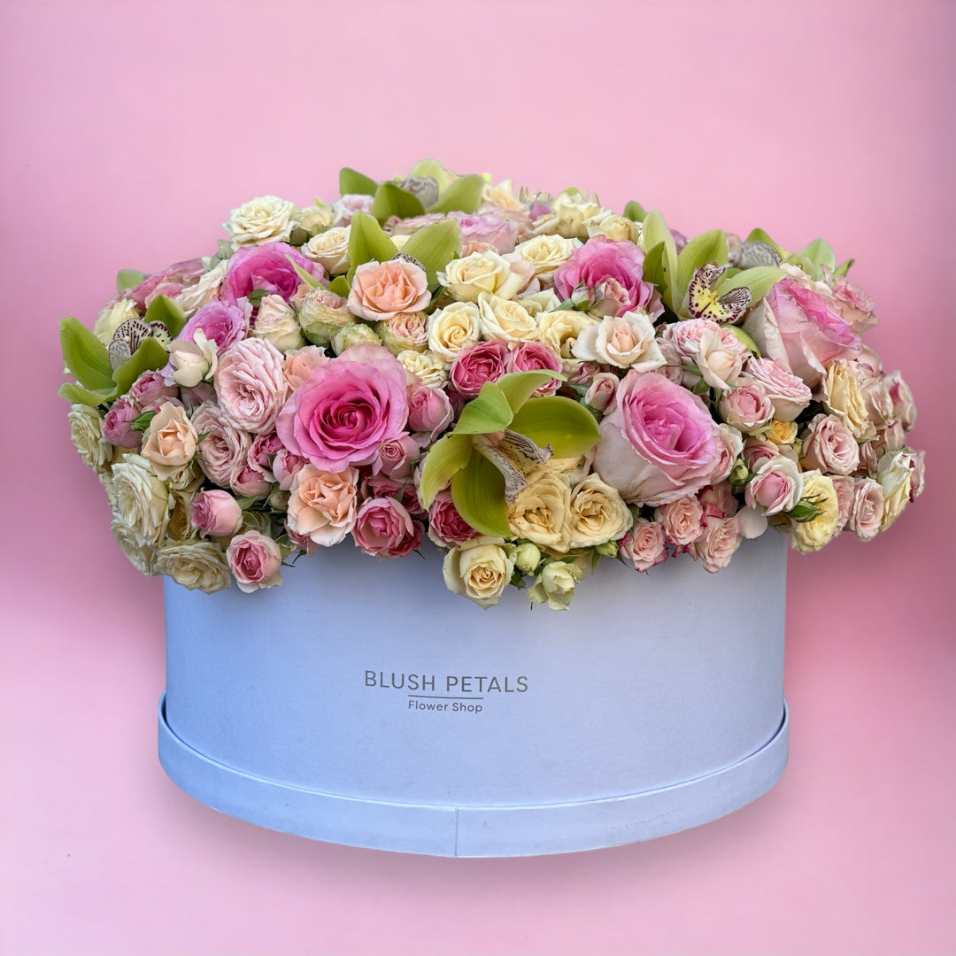 Enchantment Pink box bouquet