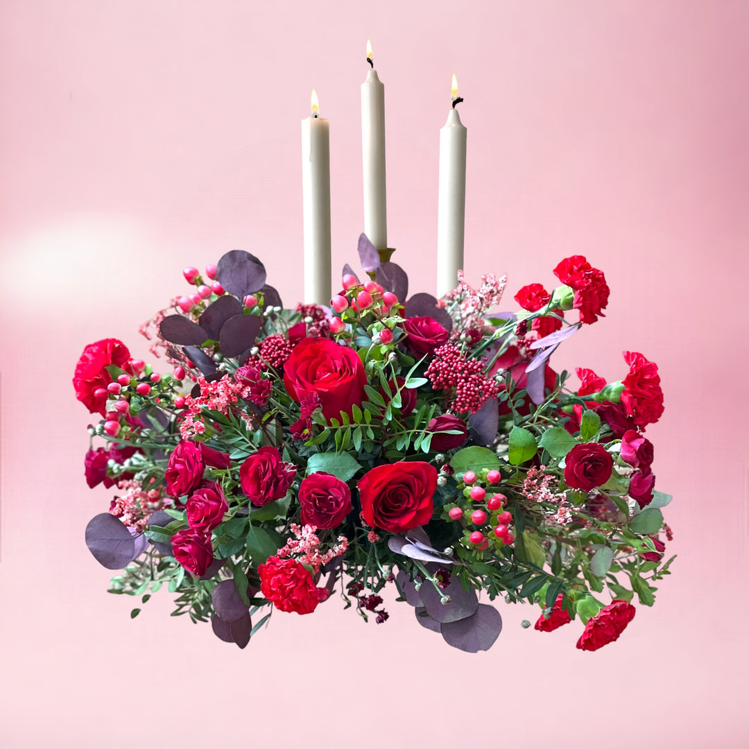 Christmas flower centerpiece decorations