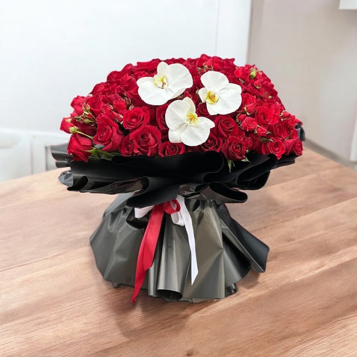 Pure love bouquet: A Symphony of Passion and Enduring Affection