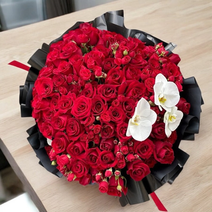 Pure love bouquet: A Symphony of Passion and Enduring Affection
