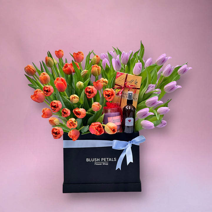 Tulip Treasure gift Basket