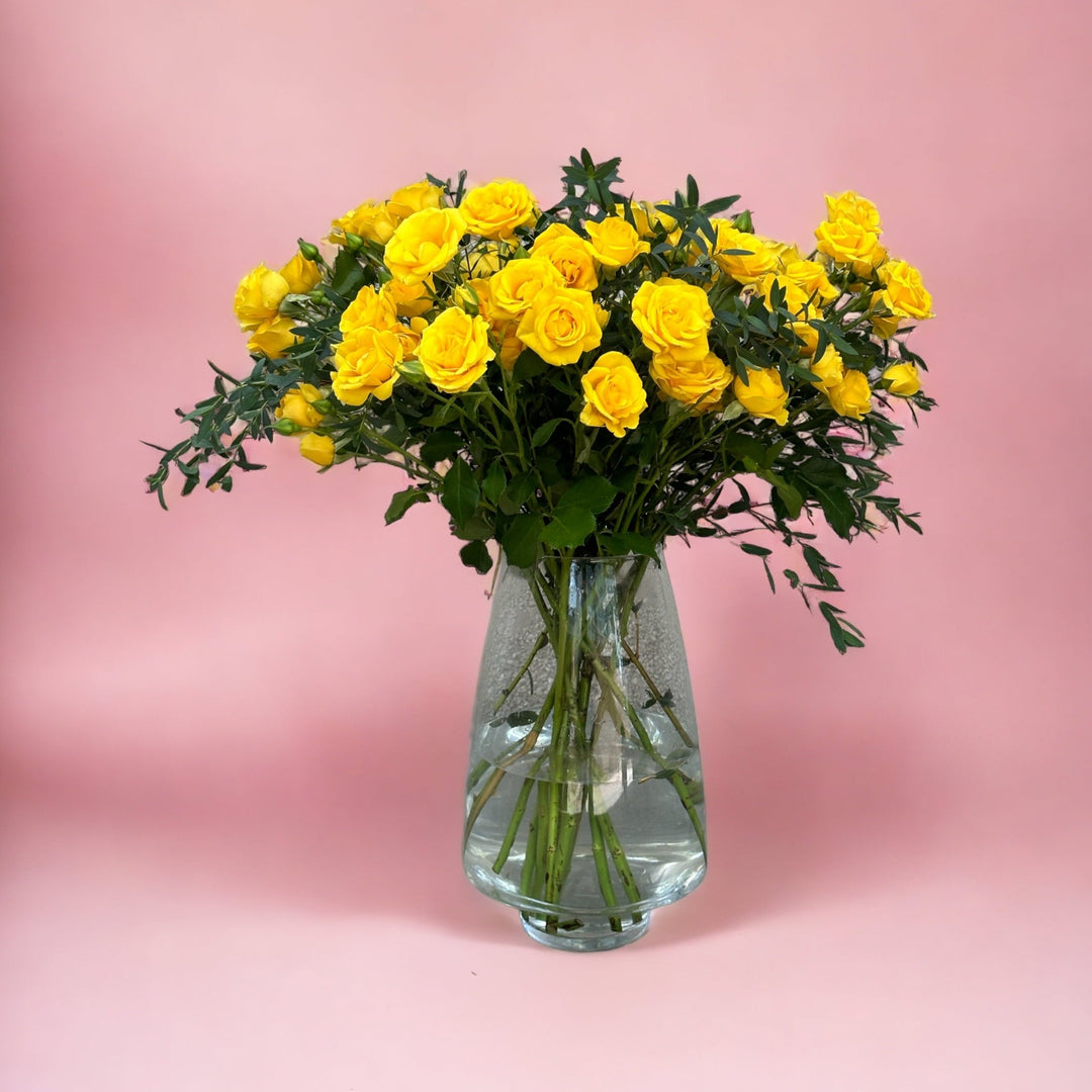 Buy Yellow Spray Rose Bouquet