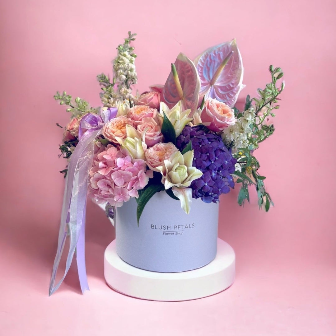 Floral Fantasy Box Bouquet Dubai