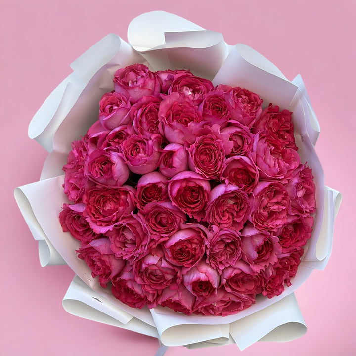 Piaget pink rose bouquet