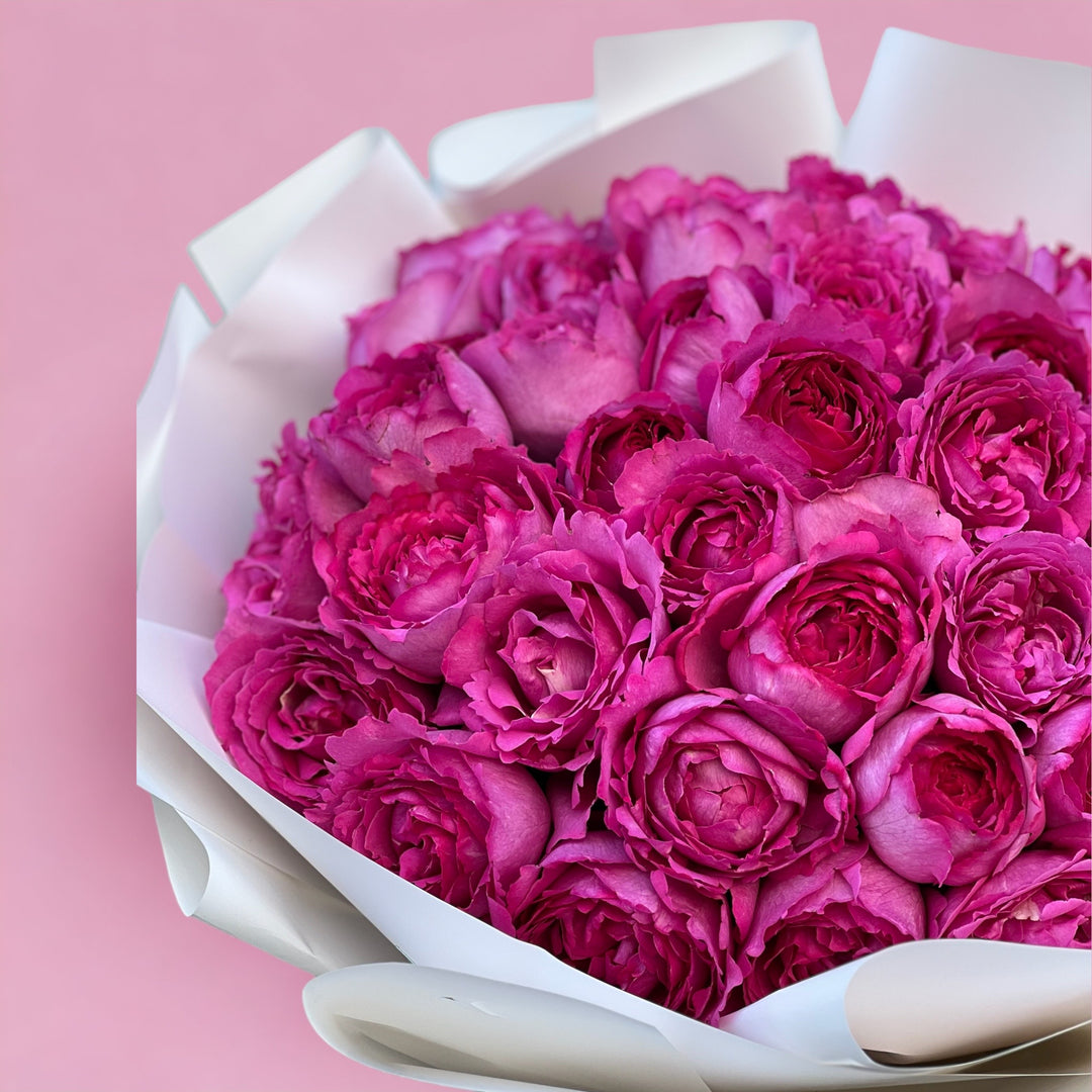 pink rose bouquet Dubai
