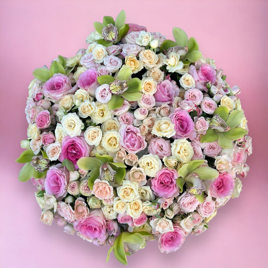 Enchantment Pink box bouquet Dubai