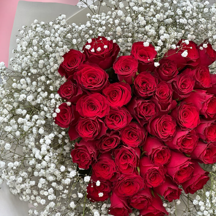 Valentine's day flower bouquet dubai
