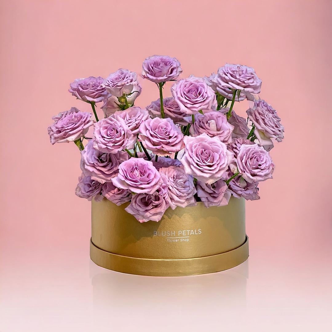 The Purple Majestic Rose Box 