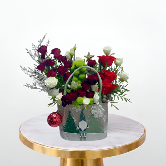 Winter Blush Rose Bag