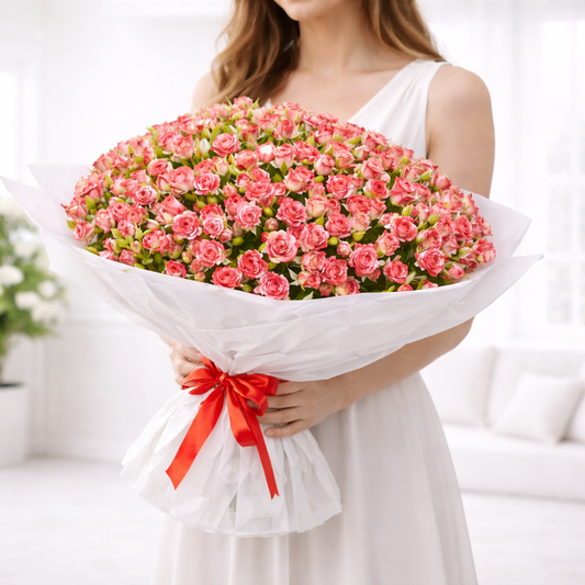 Pink Cloud Spray Roses