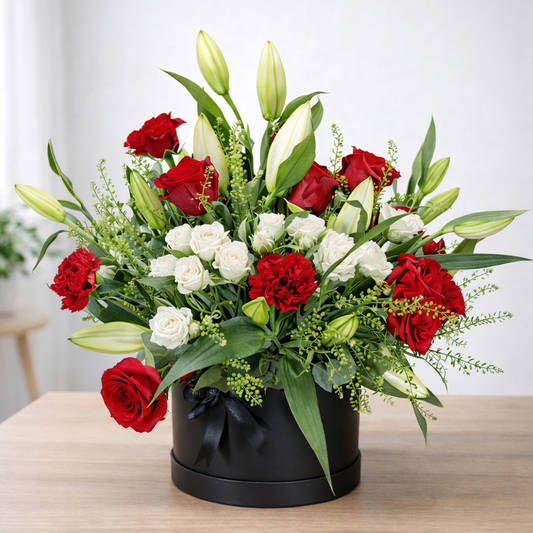 White Rose Garden Style Bouquet