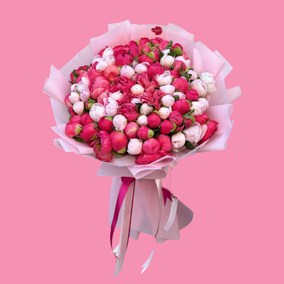 Order Peonies flower Bouquet Dubai