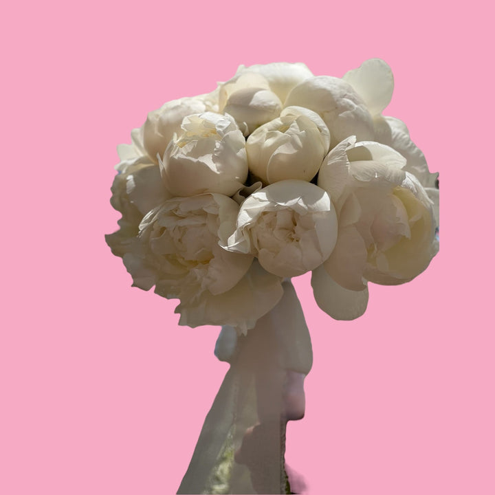 Peony bridal bouquet