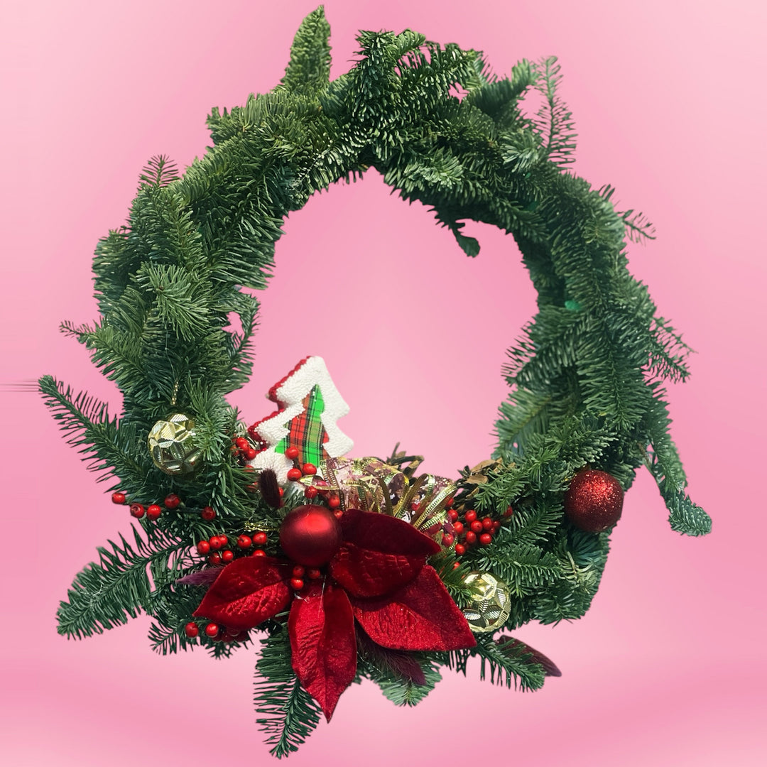 Pinecone & Petals christmas Wreath