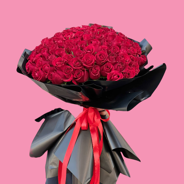 101 Red Roses long stem Bouquet