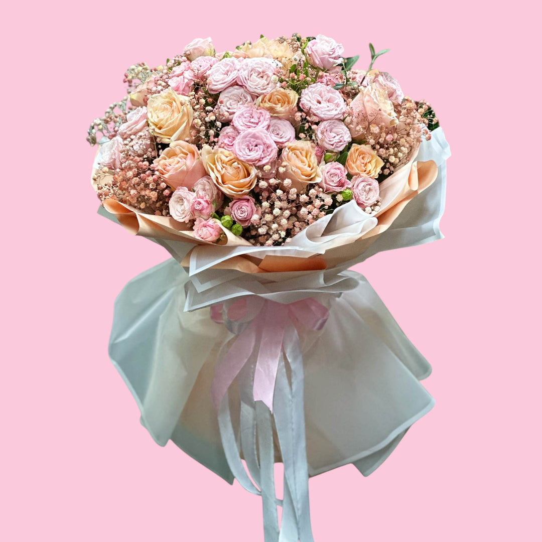 pink rose bouquet